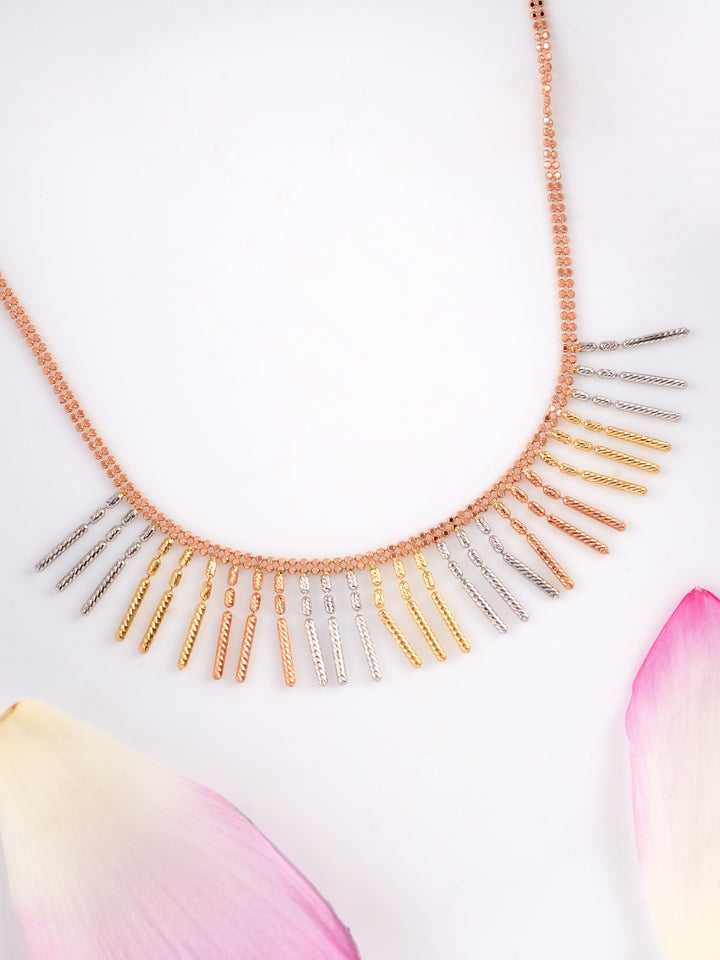 Bib Stick Rose Gold Chain