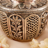 Leaf Design Antique Silver Chombu