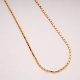 Traditional Wheat Gold Plated Chain