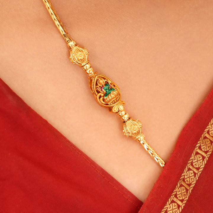 Grace of Goddess Lakshmi Mugappu Chain