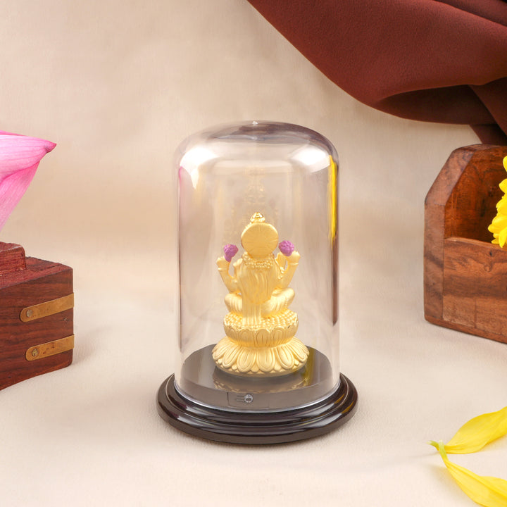 Goddess Dhana Lakshmi Golden Idol