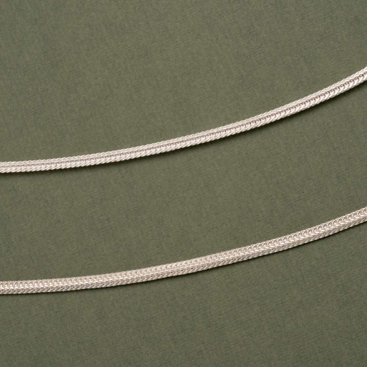 Elegant Plain Silver Anklet