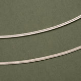 Elegant Plain Silver Anklet