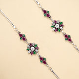 Emerald Petal Radiance Anklet
