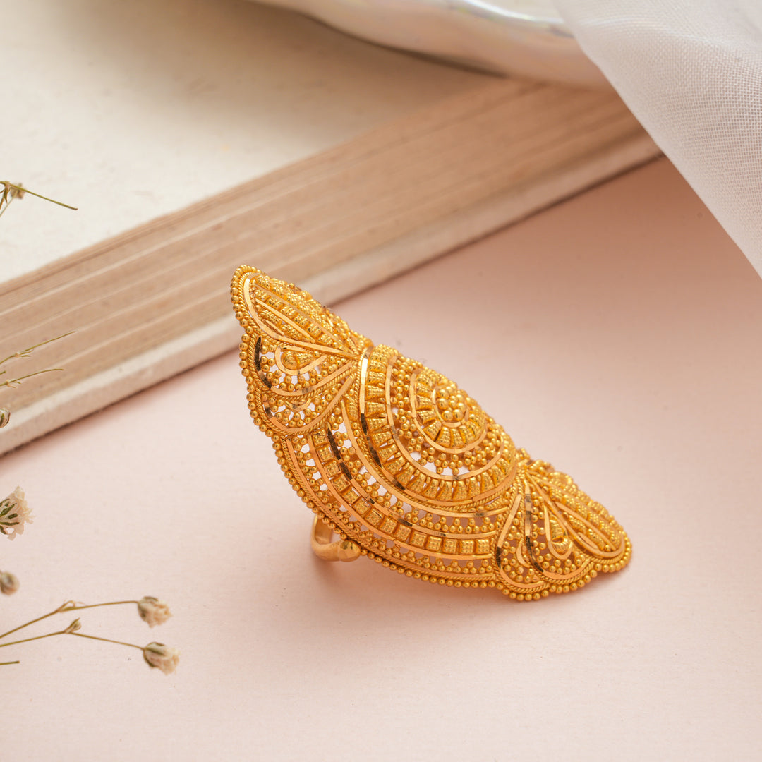 Traditional Bridal Gold Finger Ring
