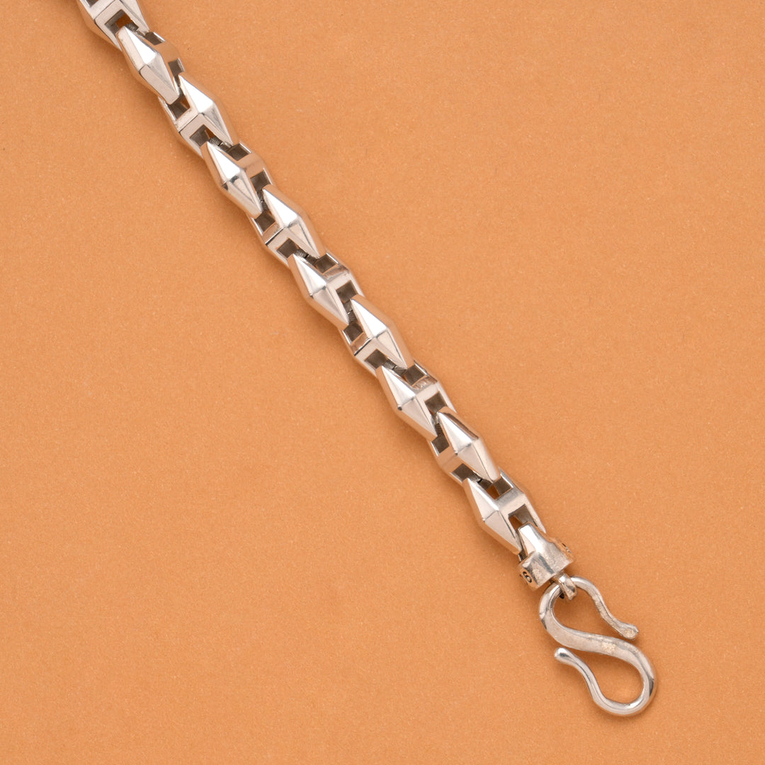 Rhombus Link Chain Bracelet for Men
