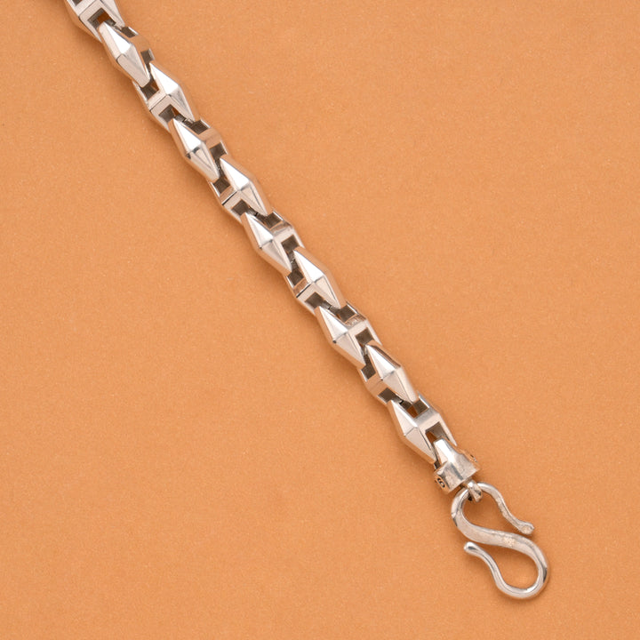 Rhombus Link Chain Bracelet for Men