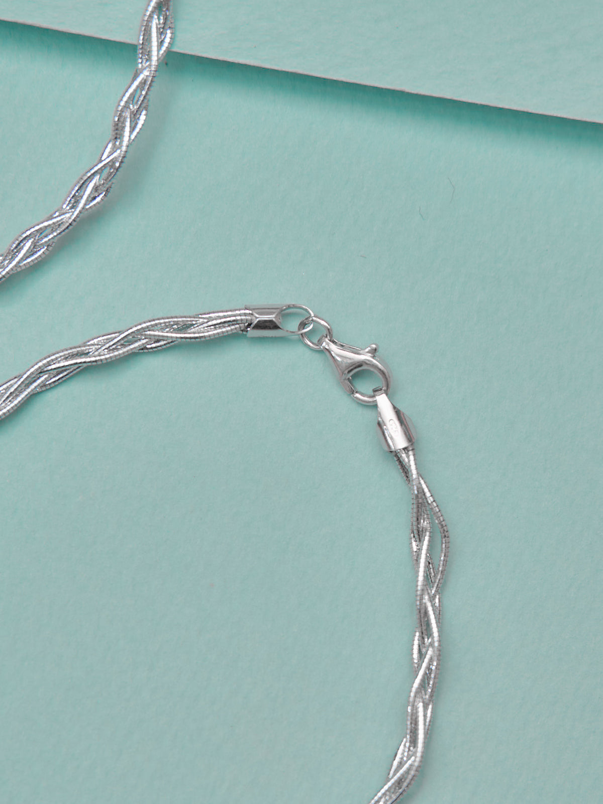 White Bling Trail Anklet