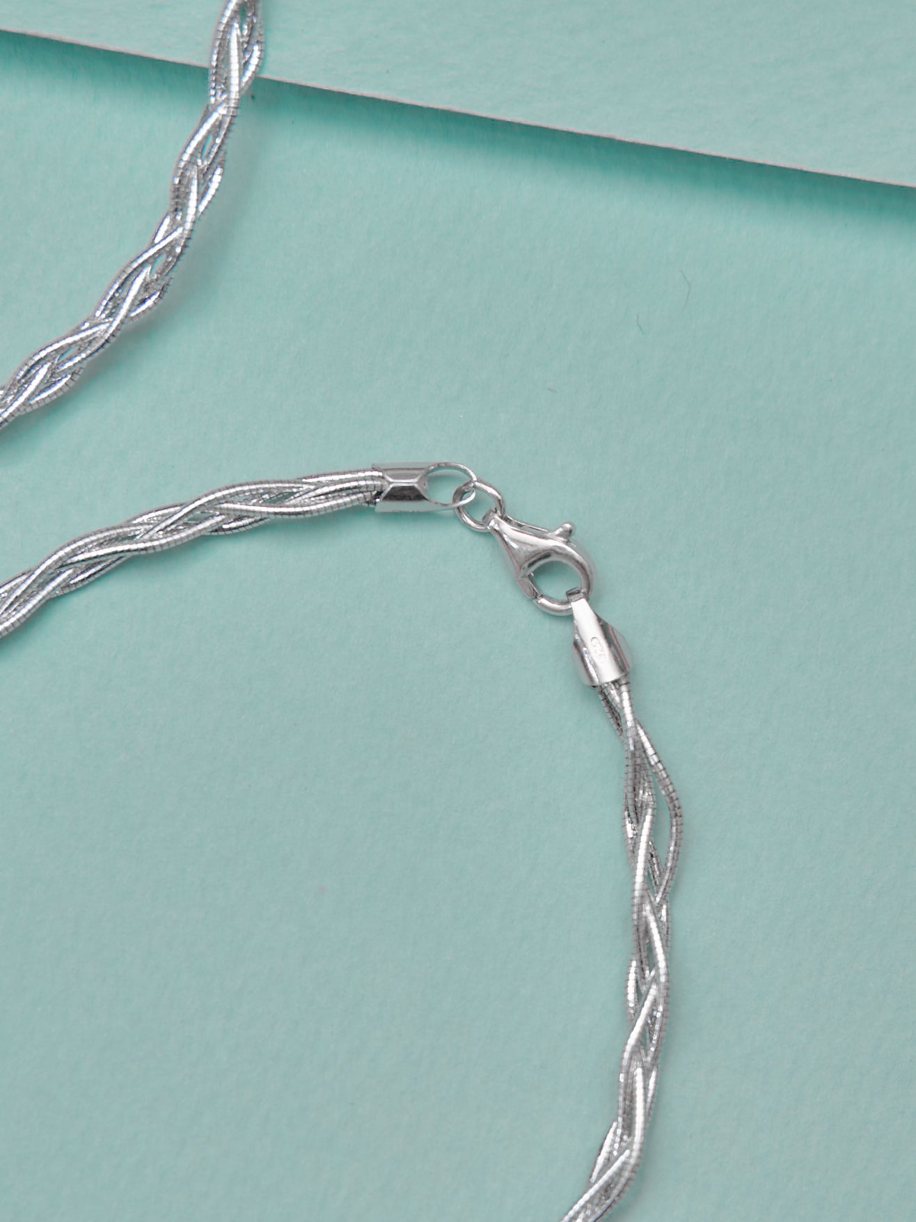 White Bling Trail Anklet