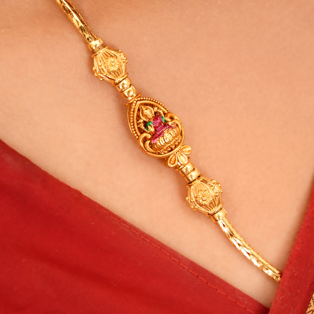 Grace of Goddess Lakshmi Mugappu Chain