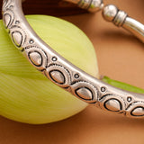 Traditional Silver Cuff Design Thandai