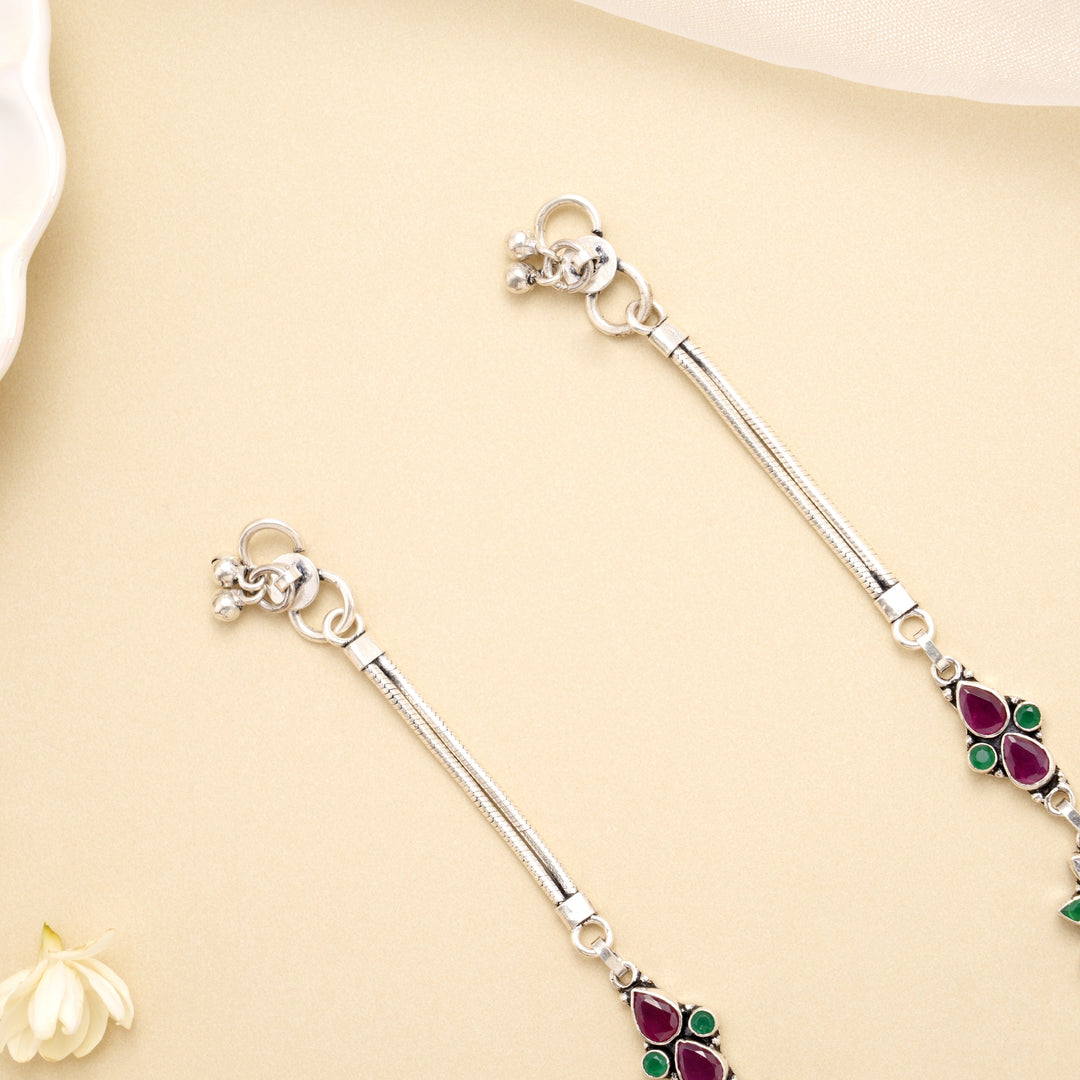 Emerald Petal Radiance Anklet