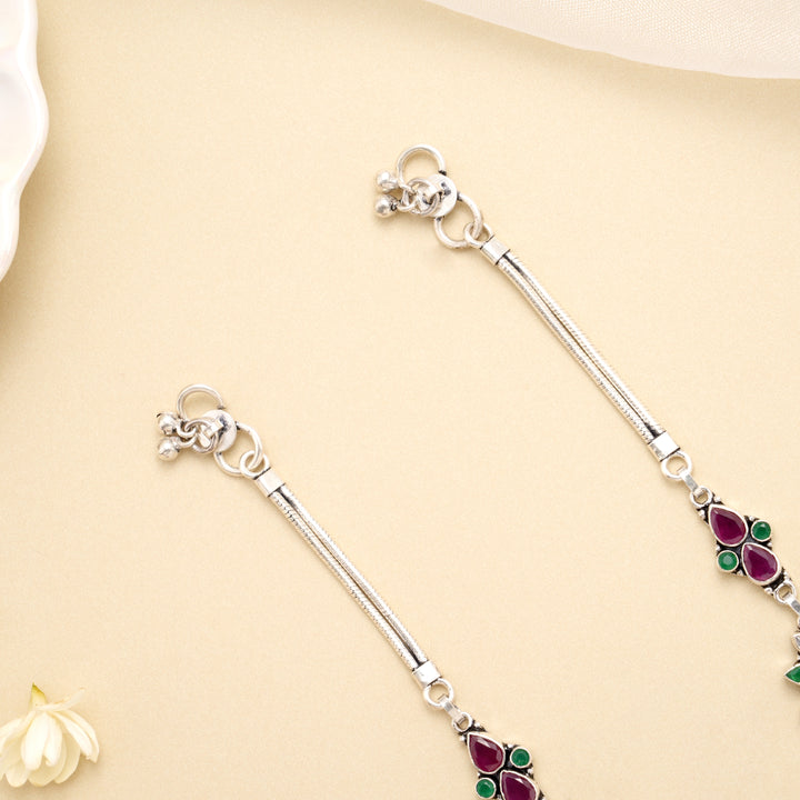 Emerald Petal Radiance Anklet