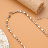 Regal Silver Hexagon Link Chain for Men