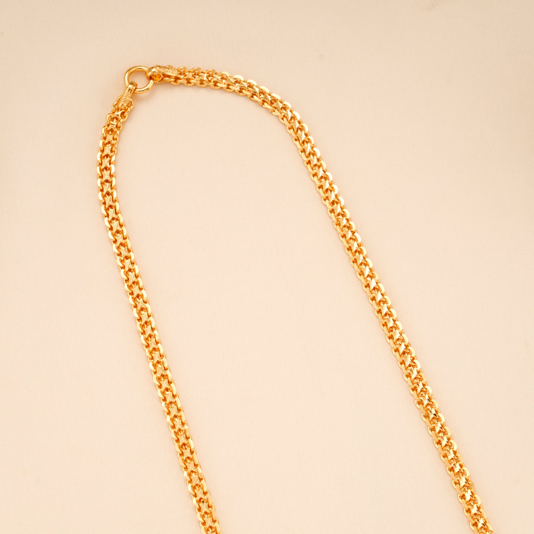 Imperial Mesh Gold Plated Chain