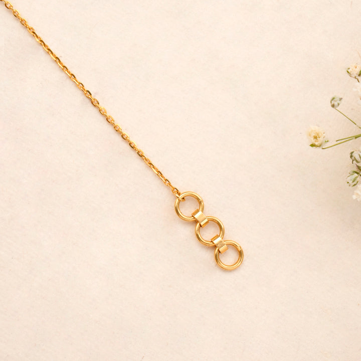 Minimalist Dolphin Design Gold Bracelet