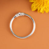 Temple Inspired Yazhi Silver Baby Bangle