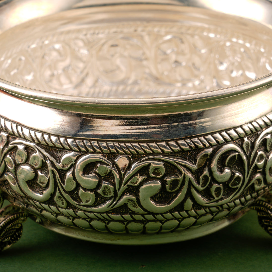 Antique Design Silver Decorative Bowl