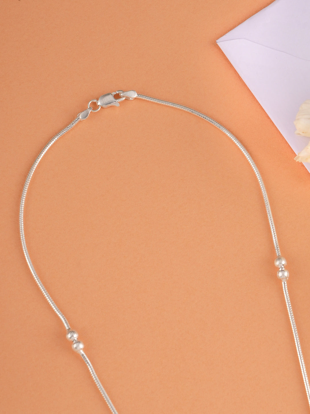 Casual Wear Women Silver Chain