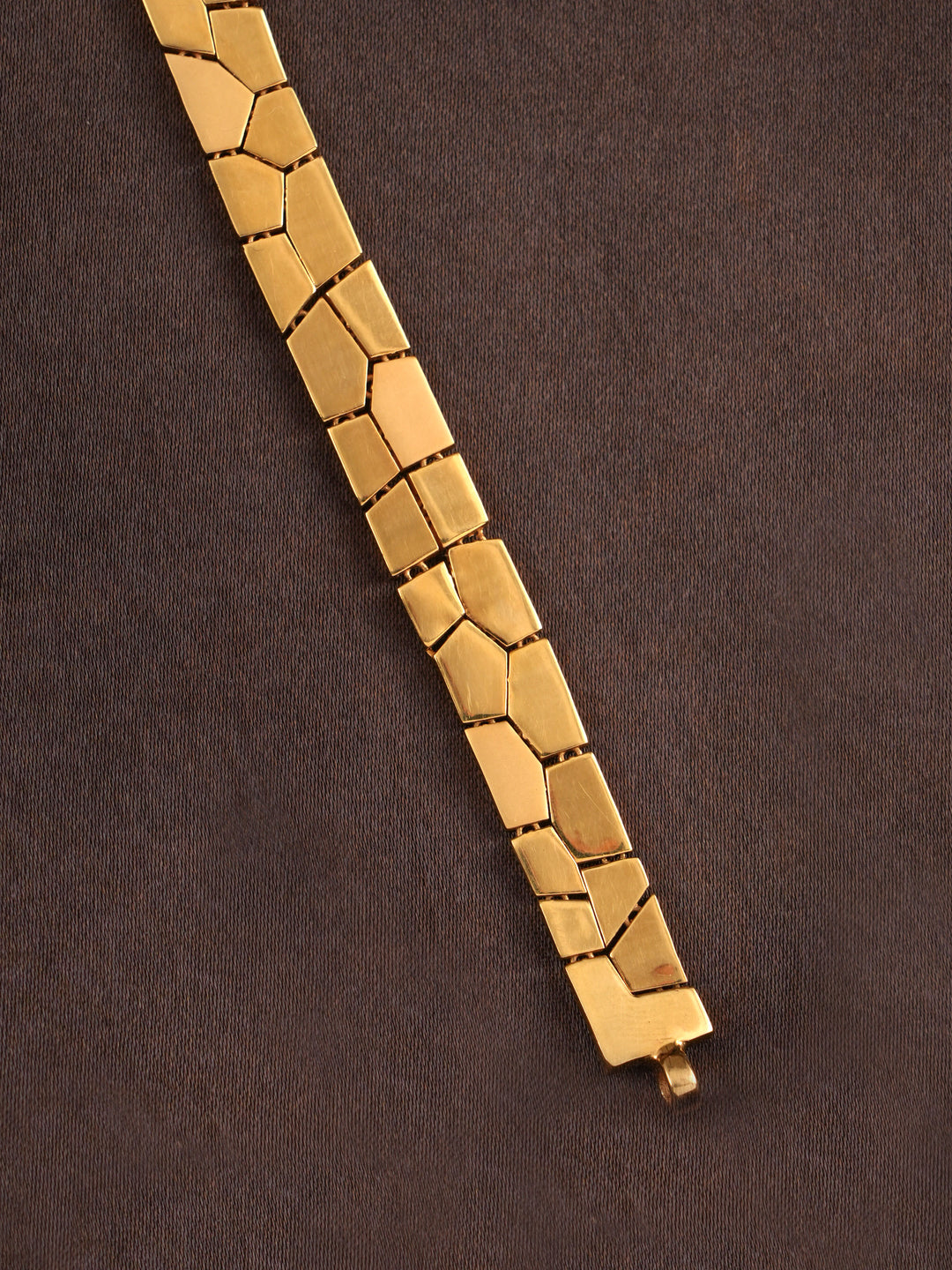 Trendy Honeycomb Gold Men Bracelet