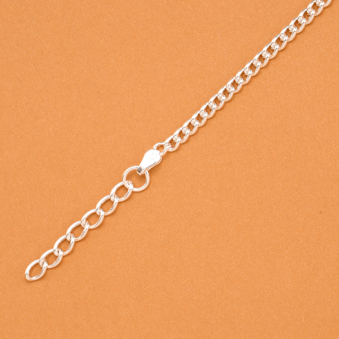 Tiny Hello Kitty Charm Silver Baby Bracelet