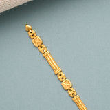 Classic Interlocking Gold Bracelet for Men