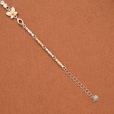 Radiant Tiny Floral with Star Silver Bracelet