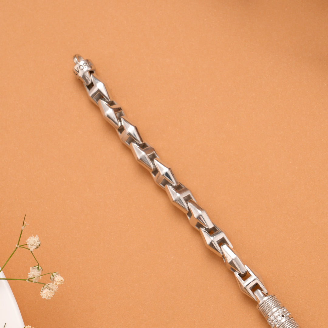 Rhombus Link Chain Bracelet for Men