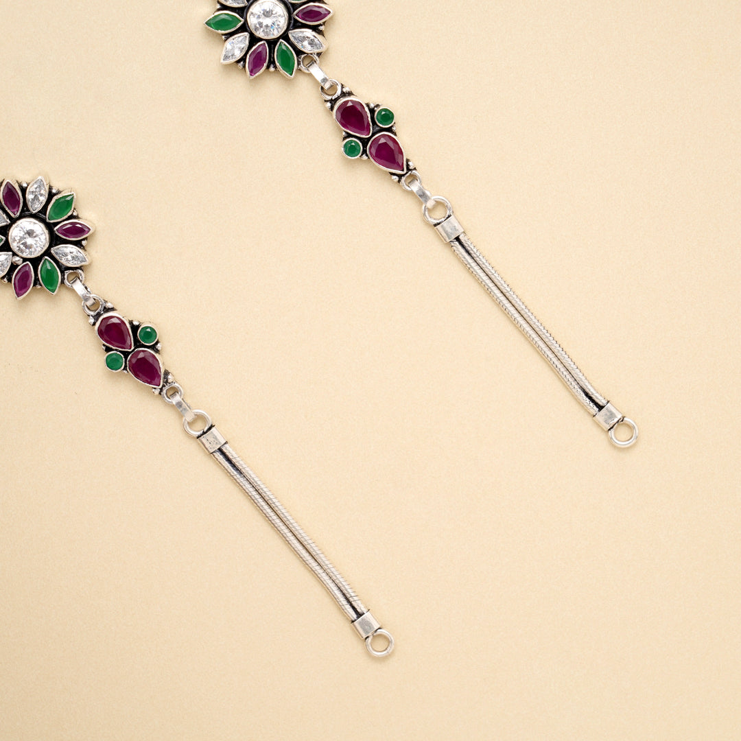 Emerald Petal Radiance Anklet