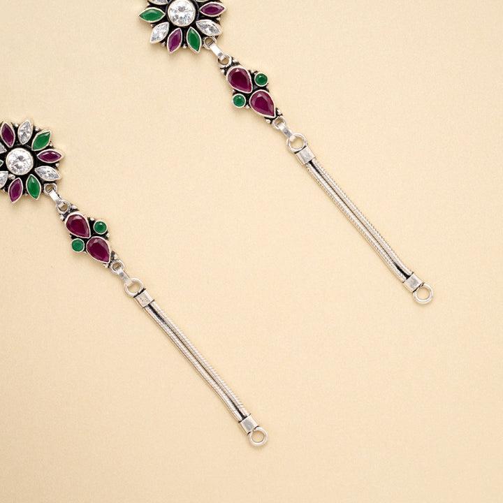 Emerald Petal Radiance Anklet