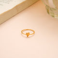 Cute Little Heart Gold Ring