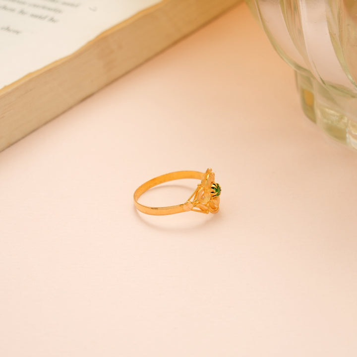 Fancy Green Stone Gold Women’s Ring