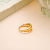 Traditional Bold Gold Band Ring