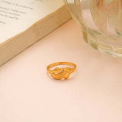 Fancy Dual Heart Gold Women’s Ring