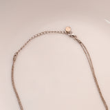 Designed Paper Clip Silver Chain