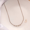 Designed Paper Clip Silver Chain