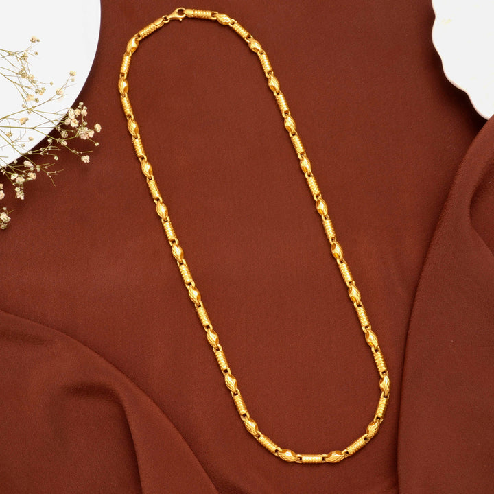Majestic Gold Slim Pipe Design Gold Chain