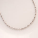 Plain Ball Designed Silver Chain