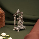Antique Lord Vinayagar with Arch Silver Idol
