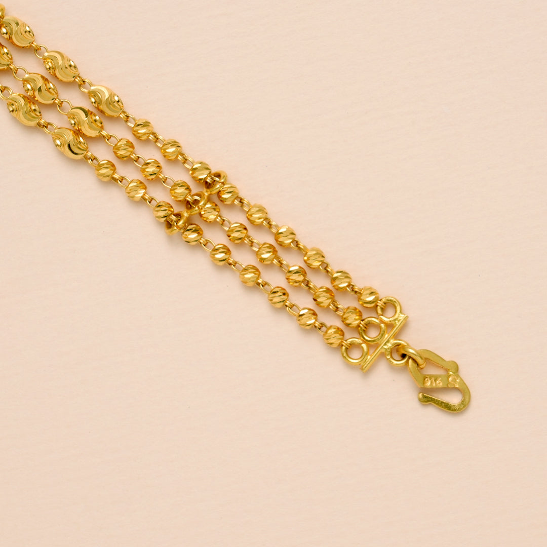 Multi Layer Gold Bracelet for Women