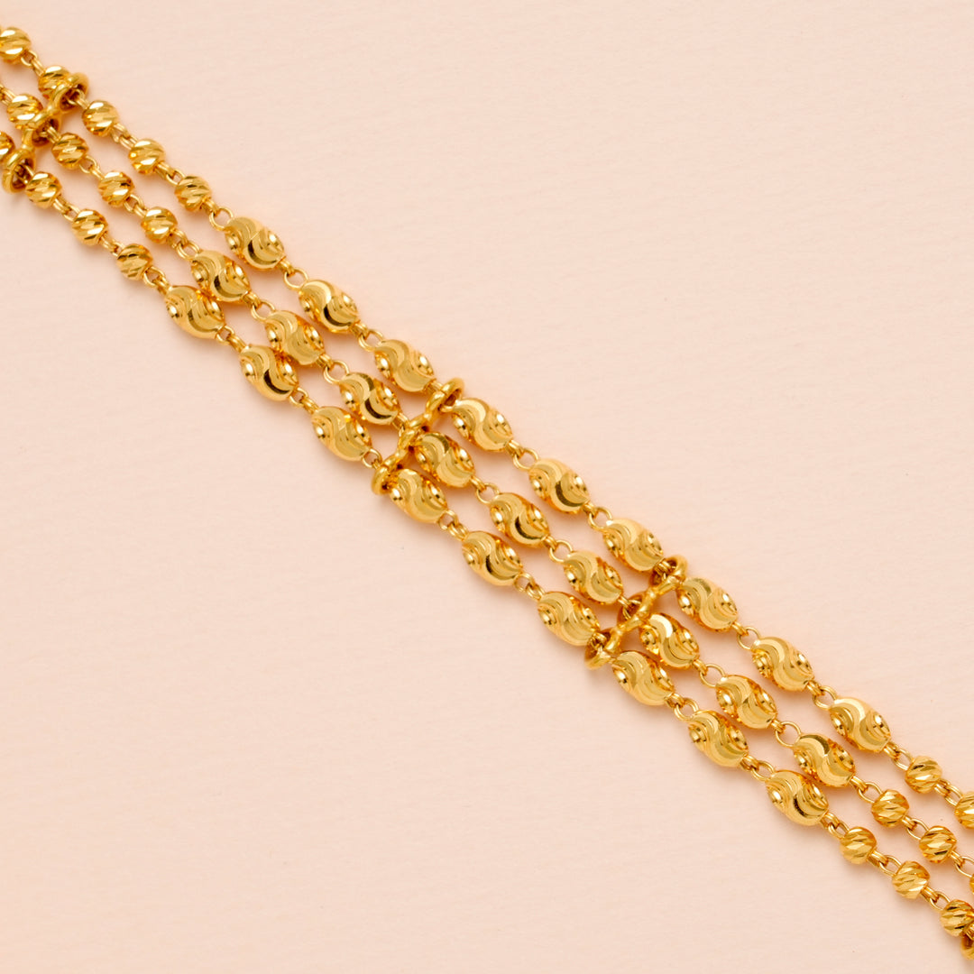 Multi Layer Gold Bracelet for Women