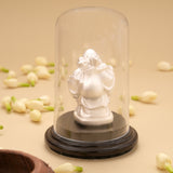 Laughing Buddha Silver Idol