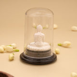 Meditating Lord Buddha Silver Idol