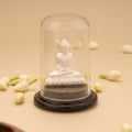 Meditating Lord Buddha Silver Idol