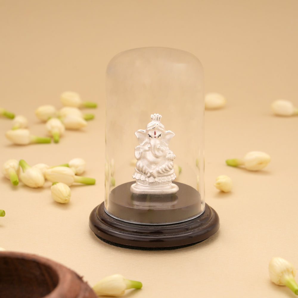 Lord Ganesh Silver Idol