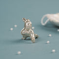 Joyful Krishna Silver Idol