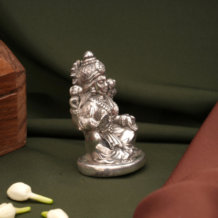 Antique Divine Amman Silver Idol