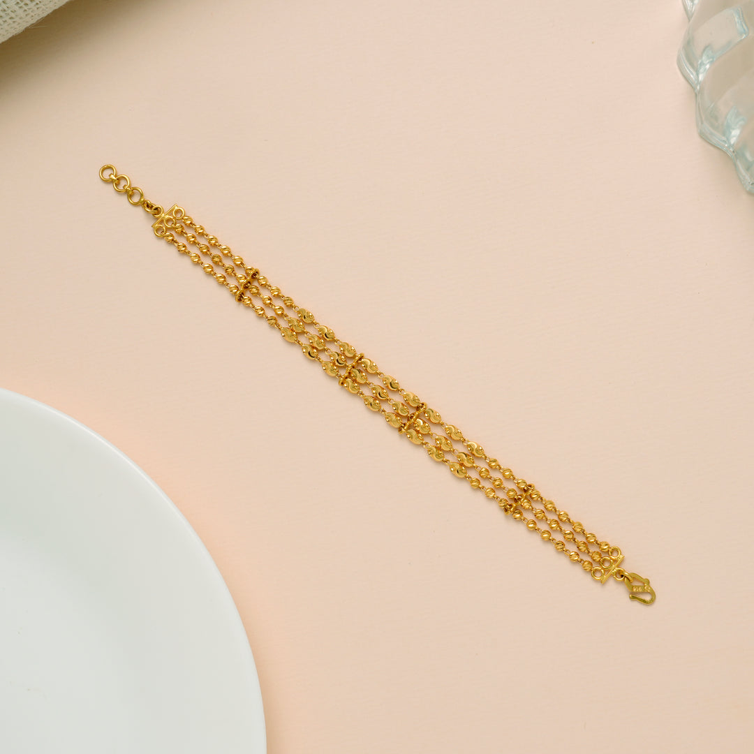 Multi Layer Gold Bracelet for Women