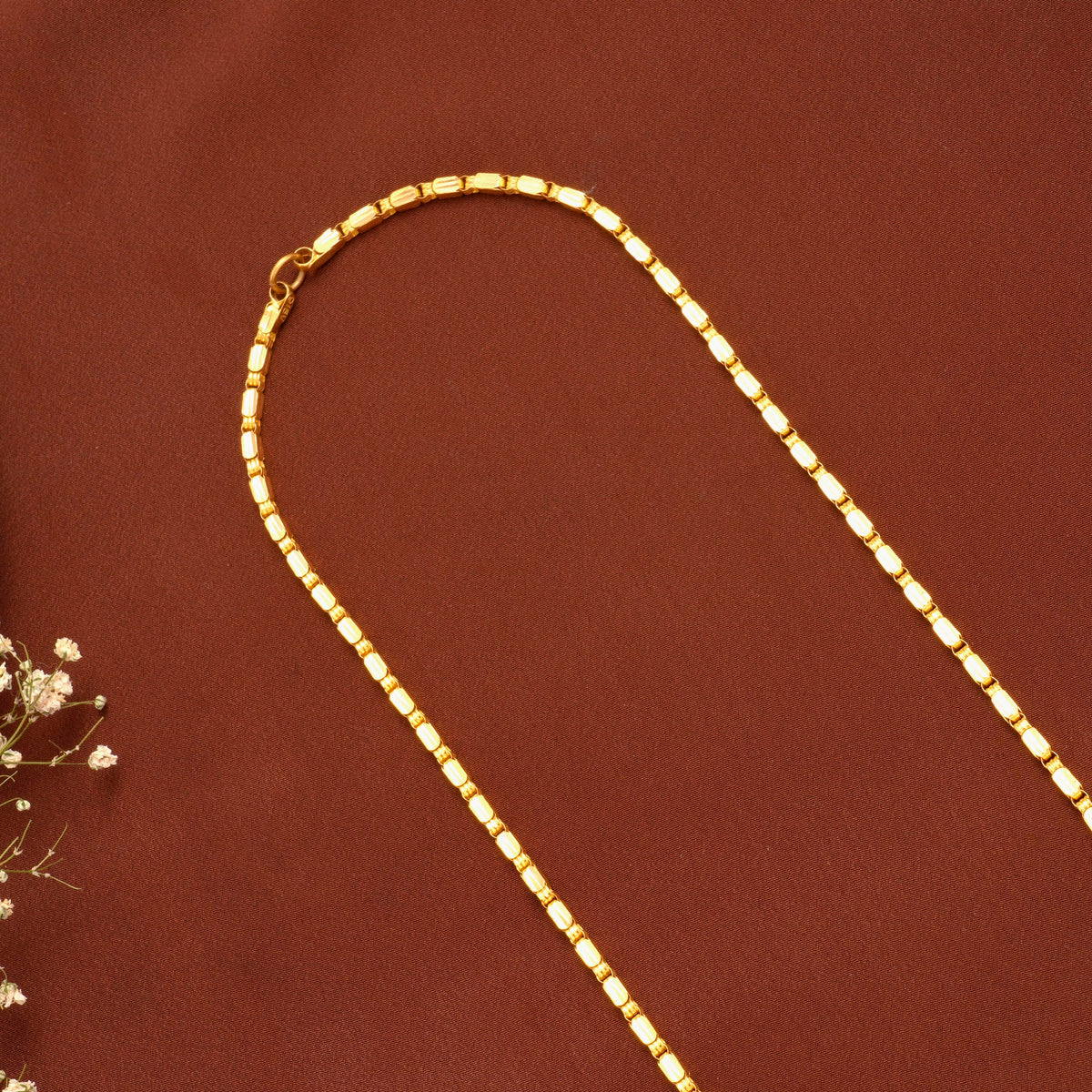 Majestic Fine Vertical Gold Chain for Men