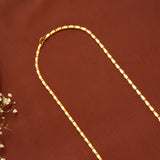 Majestic Fine Vertical Gold Chain for Men